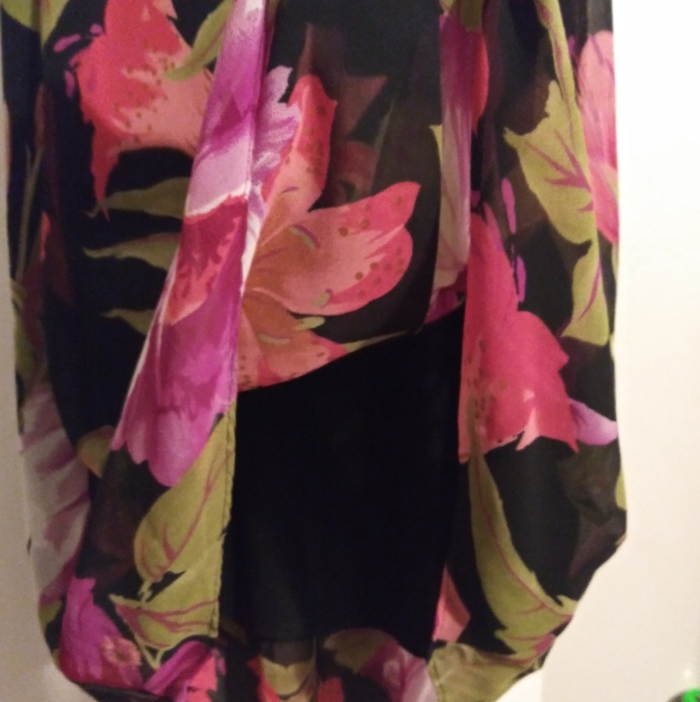 Beautiful Full Lining Colorful Floral Skirt - Picture 3 of 5